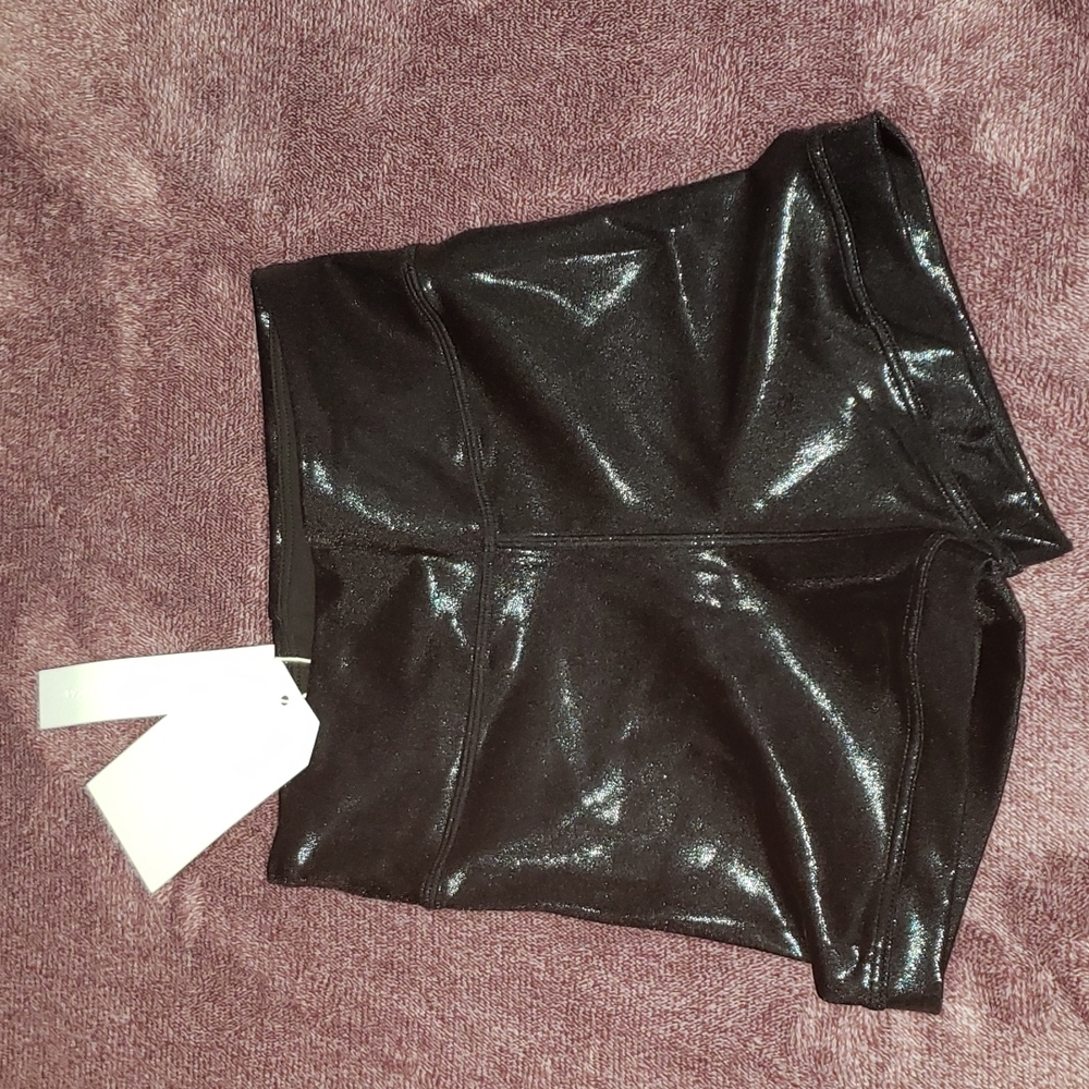 Dance Shorts - Faux Latex Look